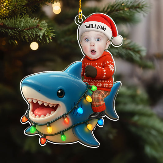 Cute Shark - Personalized Custom Acrylic Ornament