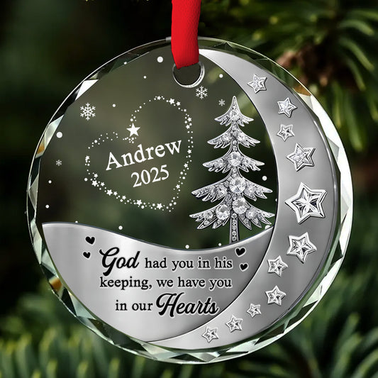 Not The Same Sky Version 2 - Personalized Custom Glass Ornament