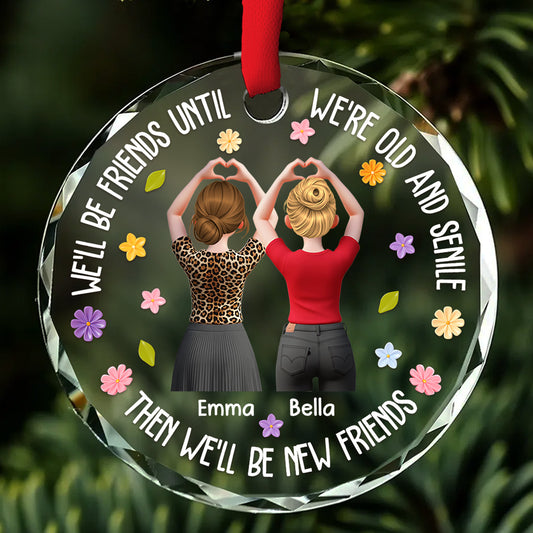 Still Laughing After All Years - Personalized Custom Glass Ornament