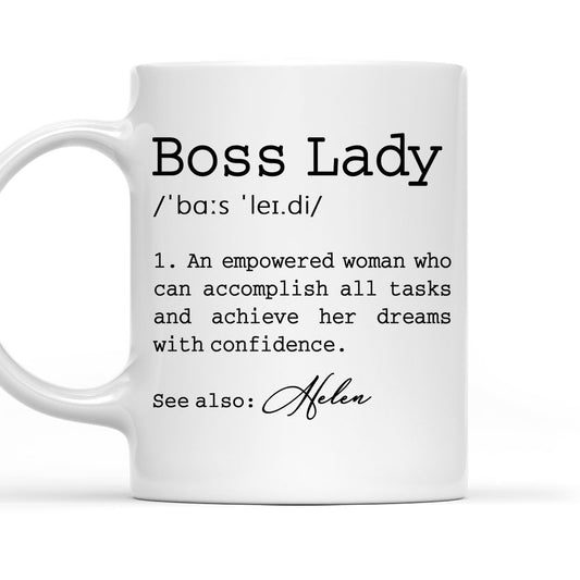 She Turns Goals Into Gold - Personalized Custom Coffee Mug