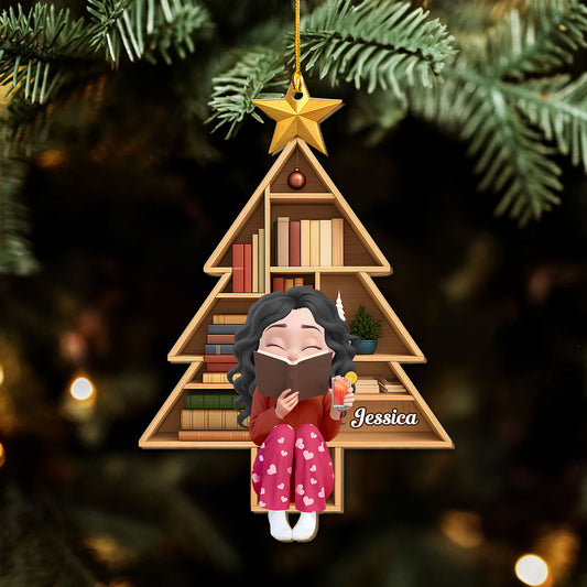 Stories Keep The Heart Warm - Personalized Custom Wood Ornament