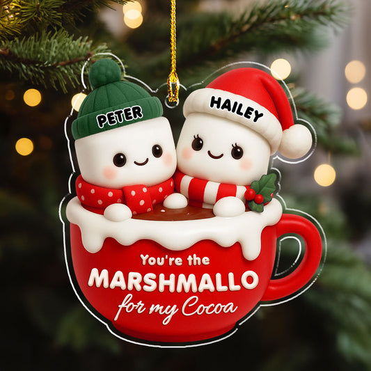 You Are The Marshmallo - Personalized Custom 3D Effect Acrylic Ornament