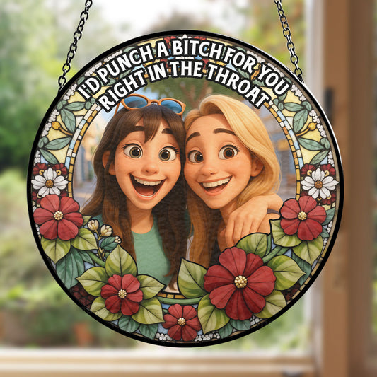 Punch Right In - Personalized Custom Window Hanging Suncatcher