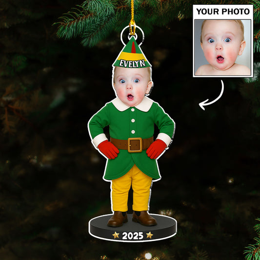 Baby Christmas - Personalized Custom Acrylic Ornament