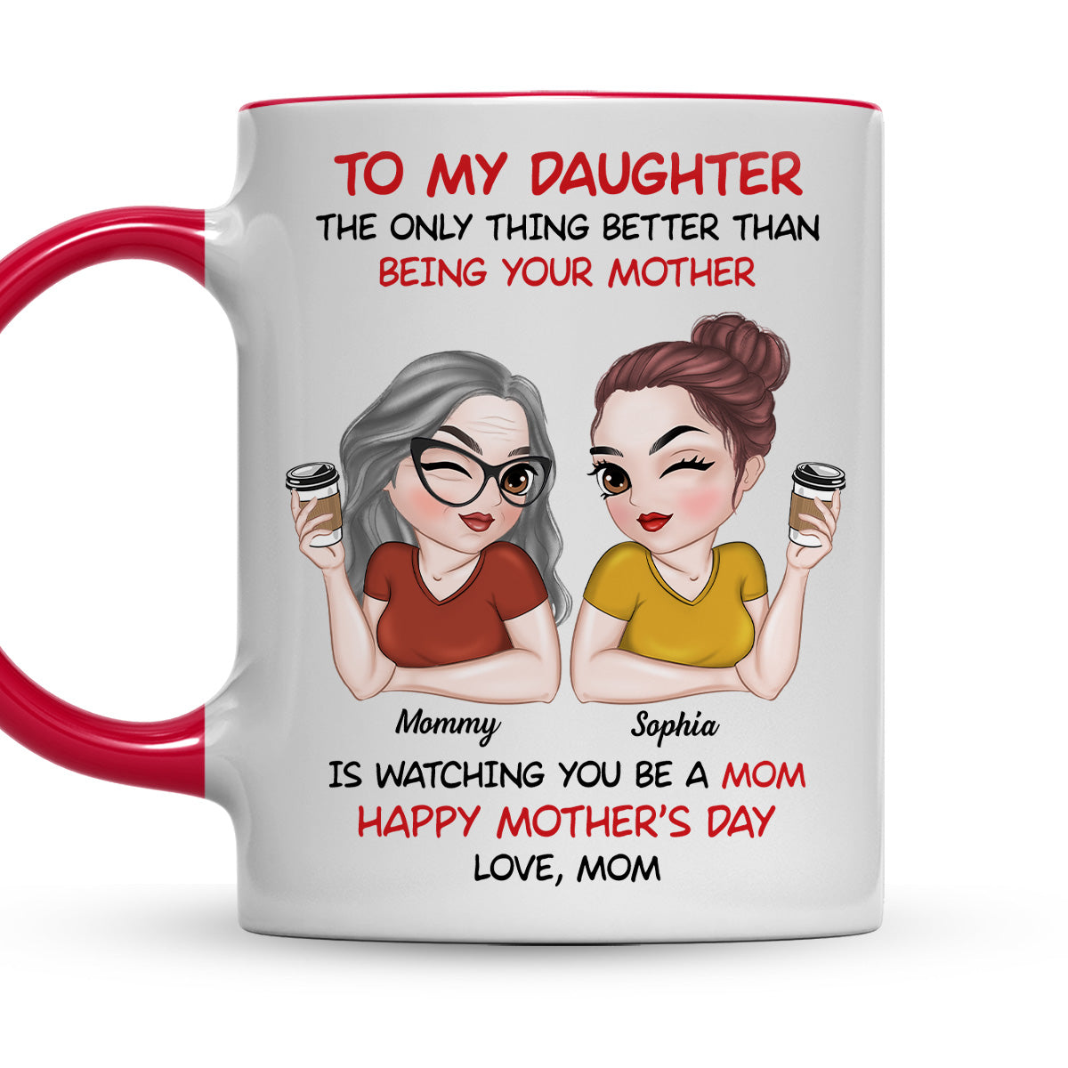 Hoifode Mothers Day Gifts For Daughter,To My Daughter From Mom Canvas