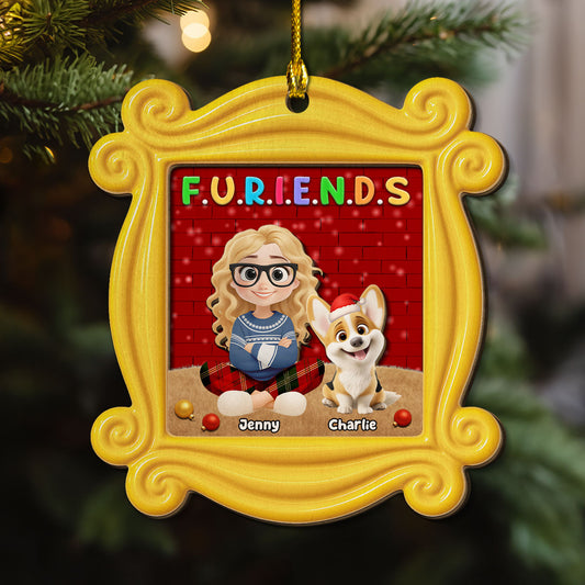 Here For You - Personalized Custom 2-layer Wood Ornament