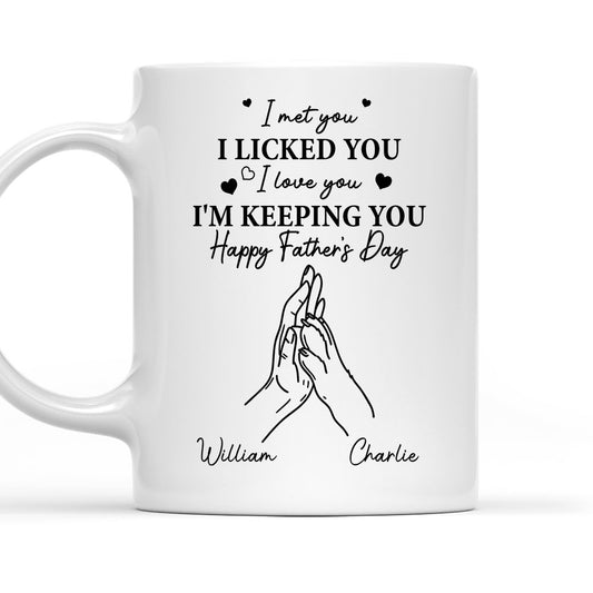 I Licked You - Personalized Custom Coffee Mug