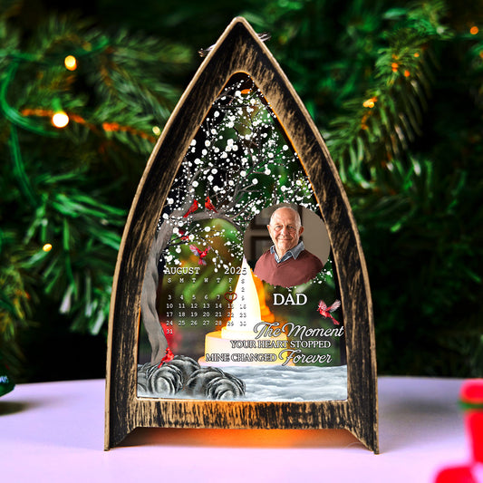 My Heart Changed Forever - Personalized Custom Table Lantern