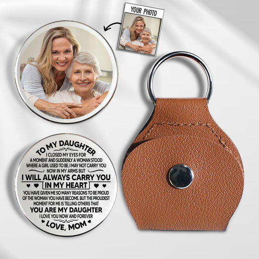 I Will Always Carry You Custom Photo - Personalized Custom Pocket Hug