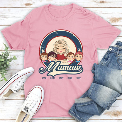 Proud Grandma - Personalized Custom Unisex T-shirt - Blithe Hub
