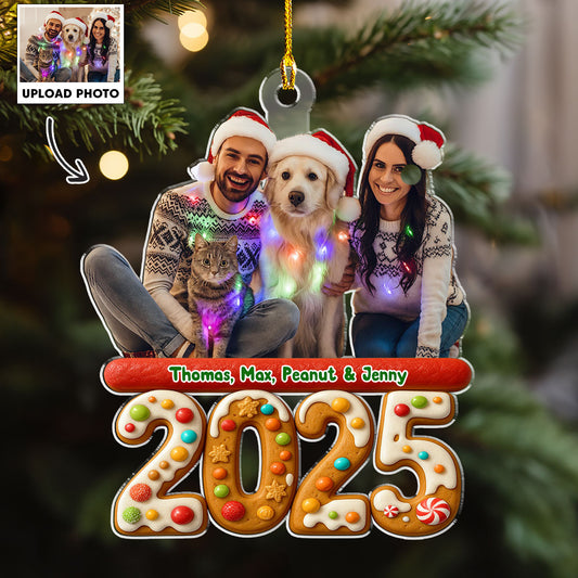 We And Our Pet Version 3 Photo - Personalized Custom Acrylic Ornament