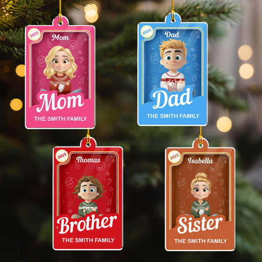 Twinkle Family - Personalized Custom Acrylic Ornament
