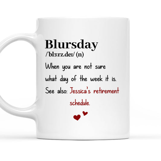Skipped Mondays Forever And Ever - Personalized Custom Coffee Mug