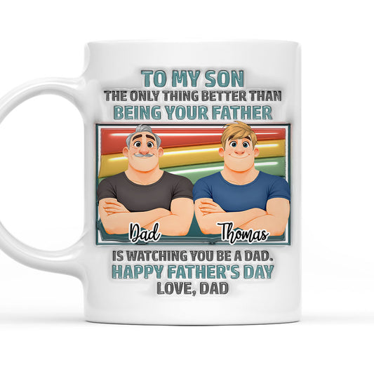 For My Son One And Only - Personalized Custom 3D Inflated Effect Mug