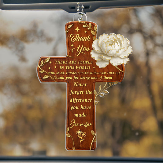 Blessings Of Gratitude - Personalized Custom Car Ornament
