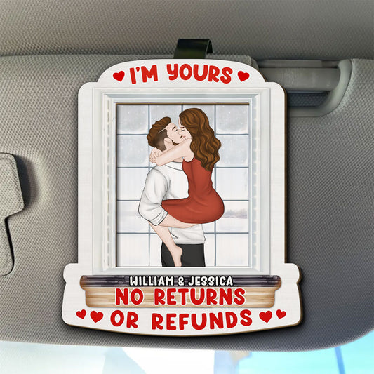 I Am Yours - Personalized Custom Car Visor Clip