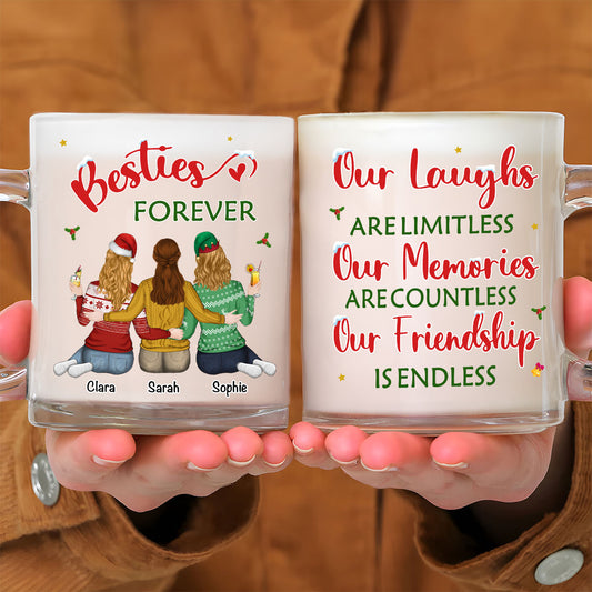 Our Friendship - Personalized Custom Glass Mug