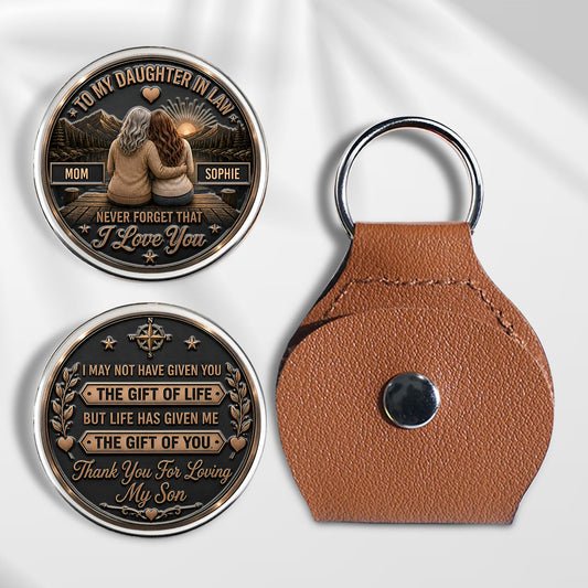 Blessed To Have You As Family - Personalized 3D Printing Pocket Hug