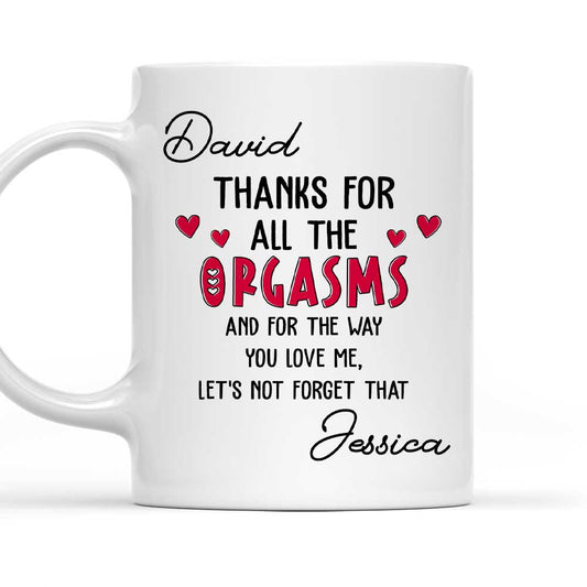 Thanks For Loving Me Daily - Personalized Custom Coffee Mug