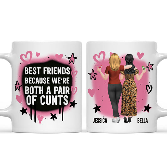 Best Friends Zero Filter - Personalized Custom Coffee Mug