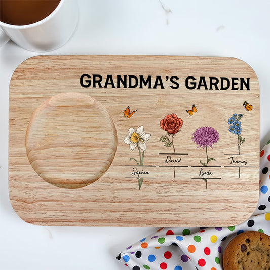 Grandma Garden - Personalized Custom Wooden Treat Board