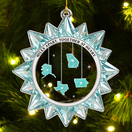 Same Sky Same Love - Personalized Acrylic Ornament