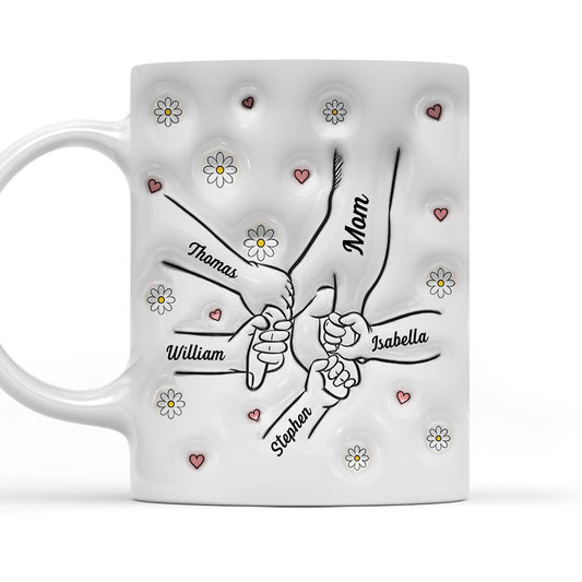 A Mothers Arms Are Made Of Tenderness - Personalized Custom 3D Inflated Effect Mug