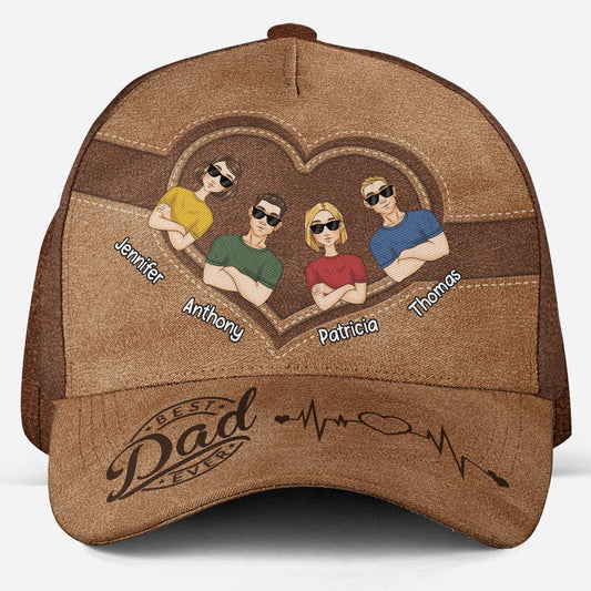 Best Dad Ever Happy Fathers Day - Personalized Classic Cap