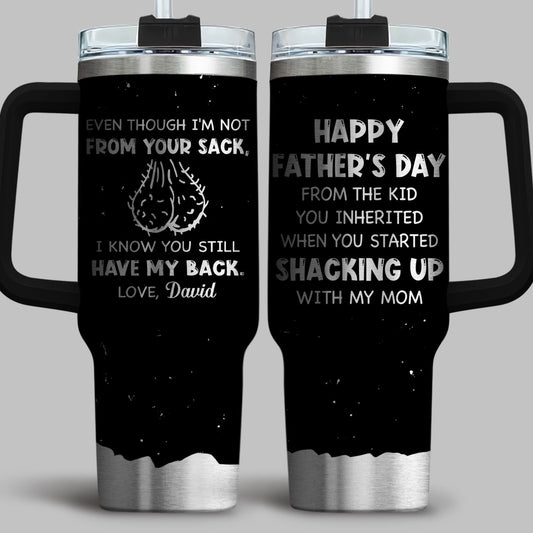From Your Sack - Personalized Engraved 40oz Tumbler With Handle