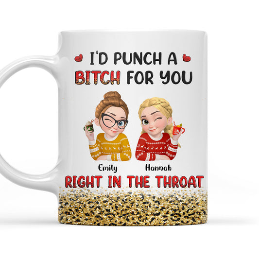 Slightly Unstable Bestie - Personalized Custom Coffee Mug