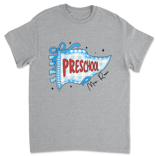 Grade Pennant Flag - Personalized Shirt