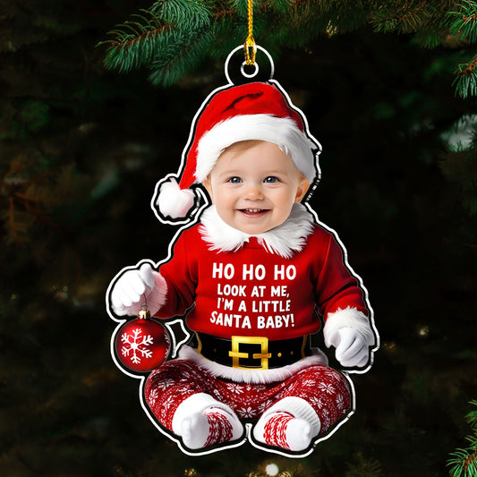 I Am A Little Santa Baby - Personalized Custom Acrylic Ornament