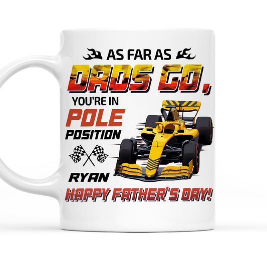 Champion Dad On Track - Personalized Custom Coffee Mug