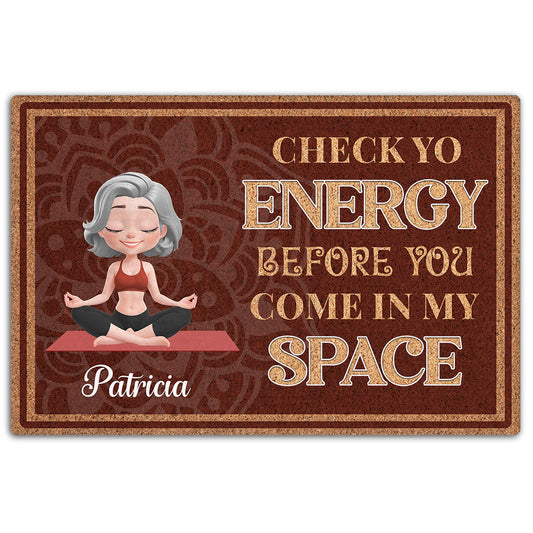 Breathe In Breathe Out - Personalized Custom Doormat