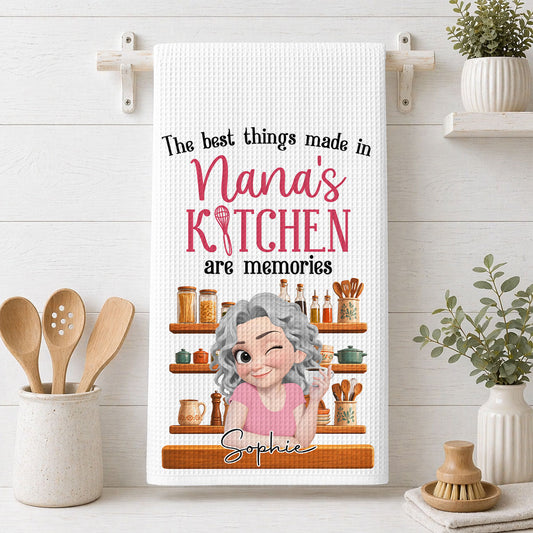 The Best Things Made In Mom Kitchen - Personalized Custom Kitchen Towel