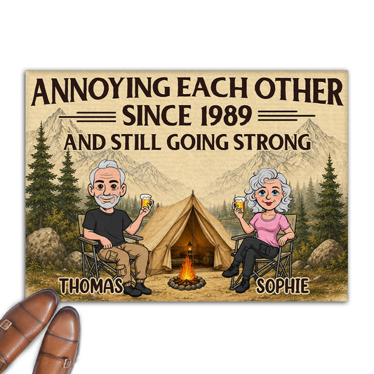 Into The Wild Together - Personalized Custom Doormat