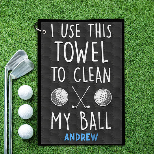 Clean My Ball - Personalized Custom Golf Towel