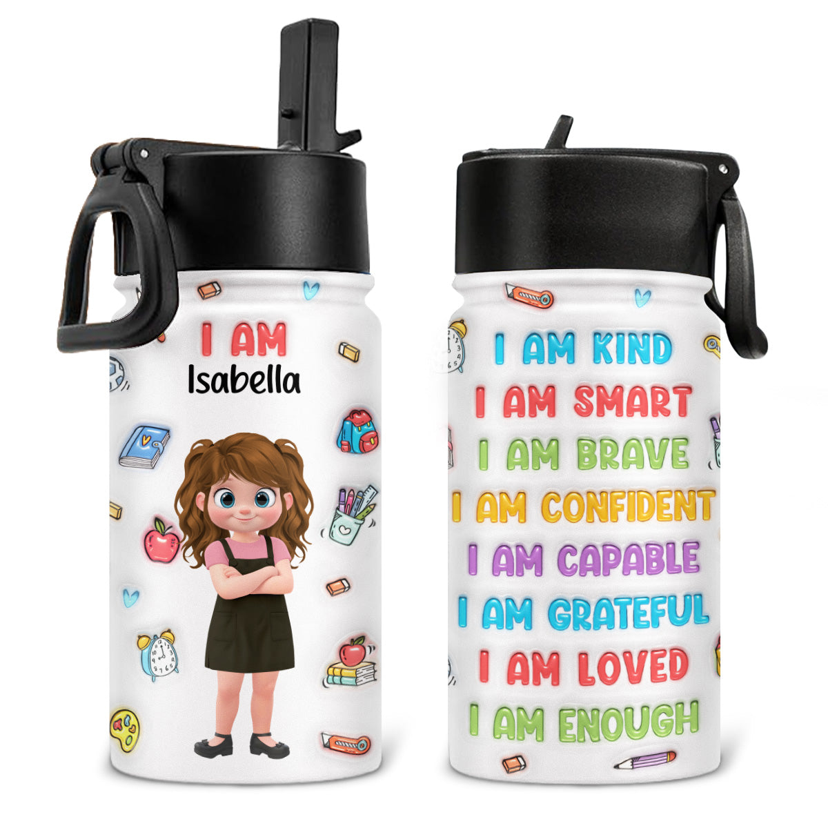 Kind Smart Loved Cartoonize - Personalized Custom 3D Inflated Effect K ...