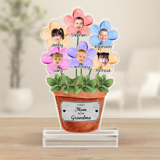 Grandma Garden - Personalized Custom Acrylic Plaque With Base