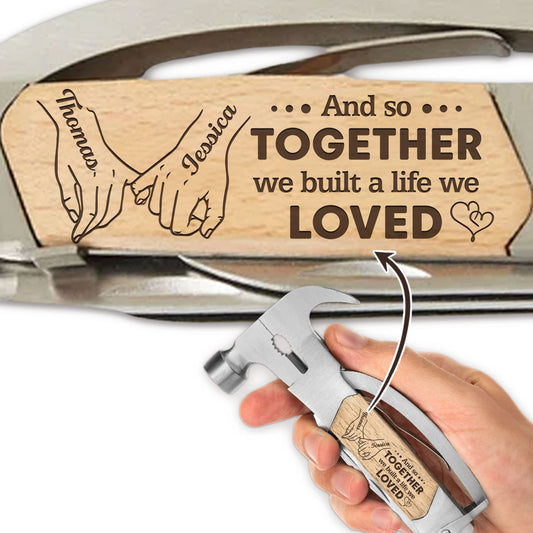 And So Together - Personalized Custom Multitool Hammer