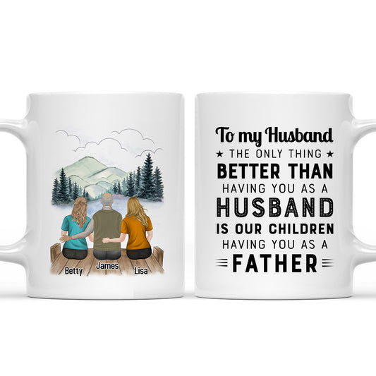 To My Husband - Personalized Custom Coffee Mug
