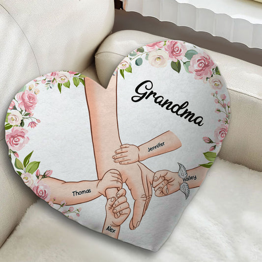 Holding Hands - Personalized Custom Shaped Pillow