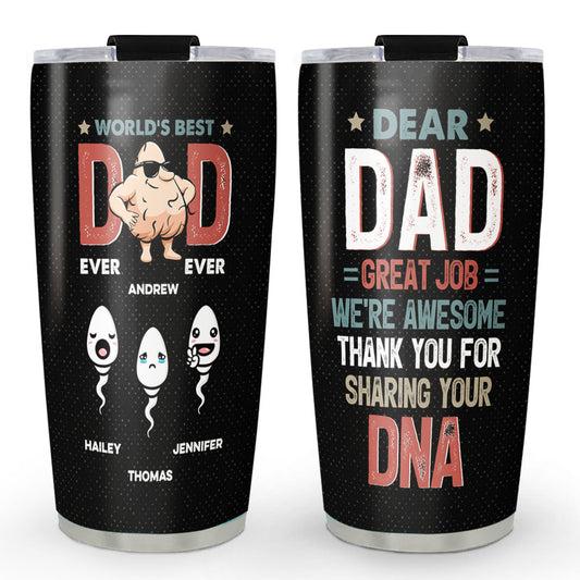Thank You For Sharing Your DNA - Personalized Custom Tumbler