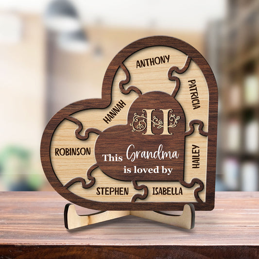 This Is Loved By - Personalized Wooden Plaque