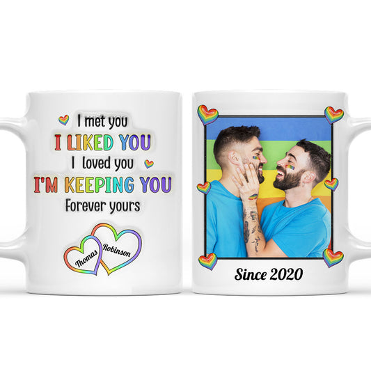 Im Keeping You Forever Yours - Personalized Custom 3D Inflated Effect Mug