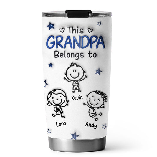 Cartoon Childs - Personalized Custom 3D Inflated Effect Tumbler