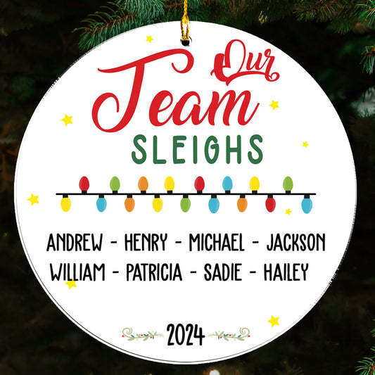 Best Teammate - Personalized Custom Acrylic Ornament