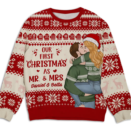 First Christmas - Personalized Custom All-over-print Sweatshirt