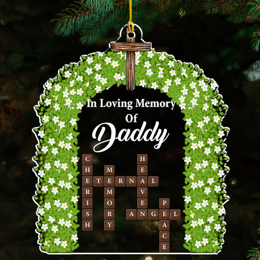 In Loving Memory Forever - Personalized Custom Acrylic Ornament