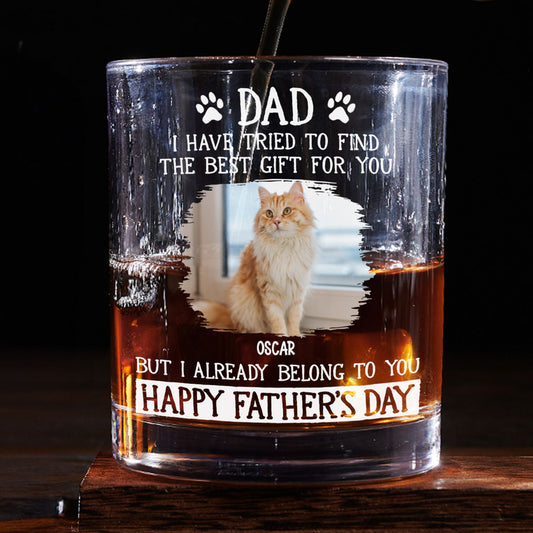 Our Gift Is Ourselves Photo - Personalized Custom Whiskey Glass